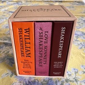 William Shakespeare MINI Boxed Set - Orange, Pink, Brown Spines